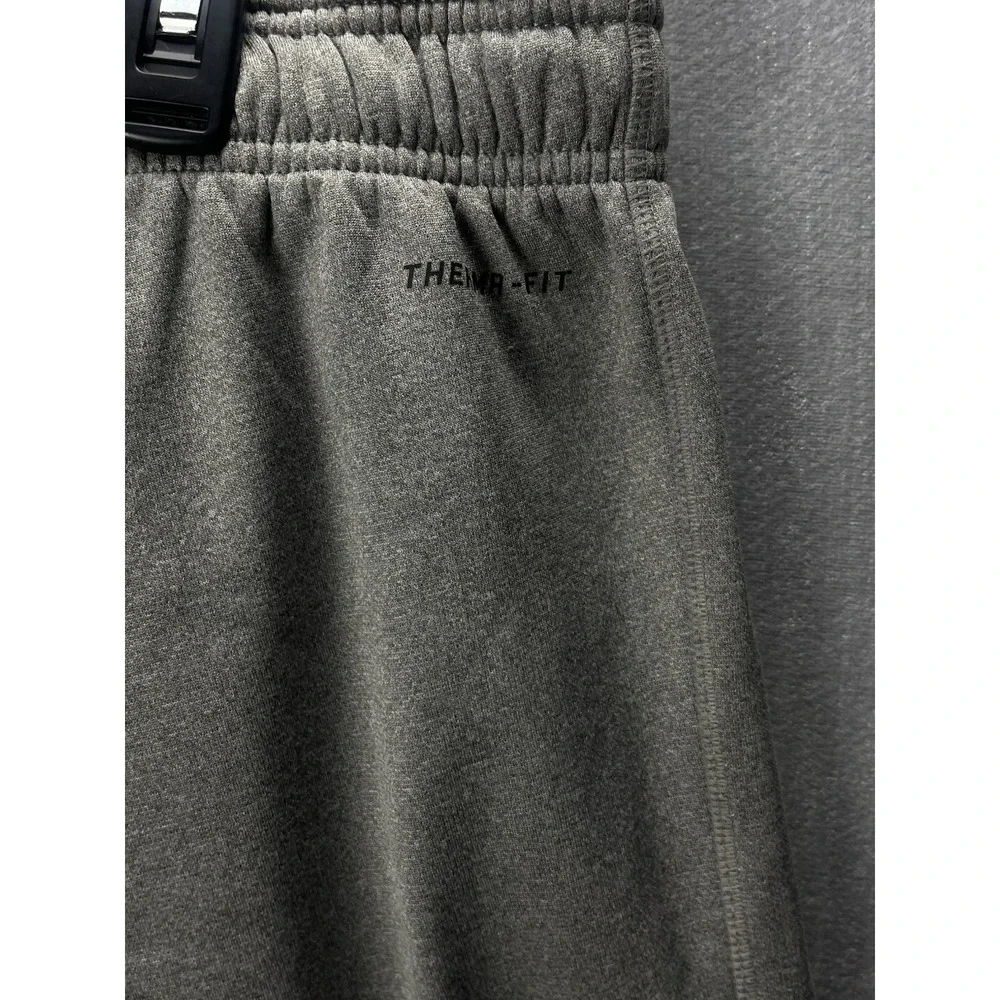 Nike Therma-FIT Sweatpants Mens XL Gray Fleece Adjustable Leg Opening